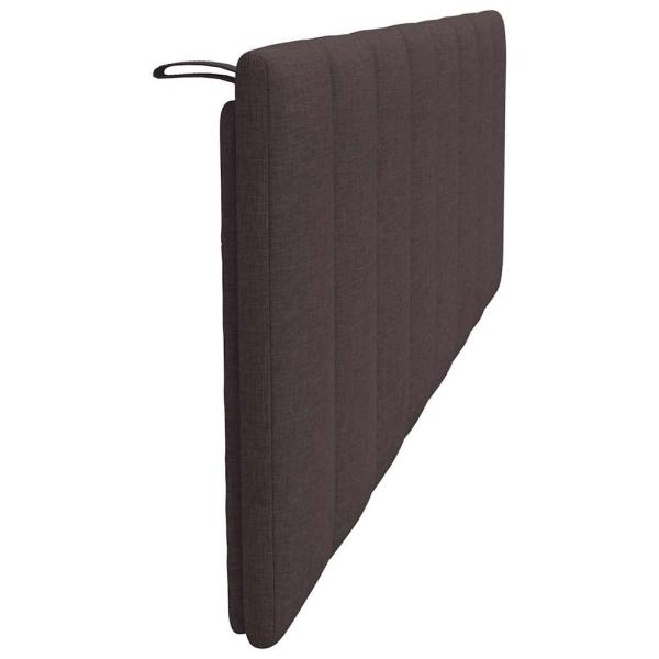 Kopfteil-Kissen Dunkelbraun 160 cm Stoff