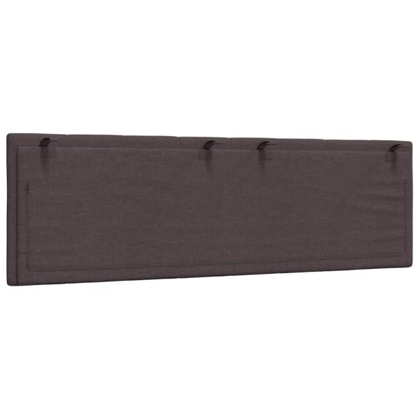 Kopfteil-Kissen Dunkelbraun 160 cm Stoff