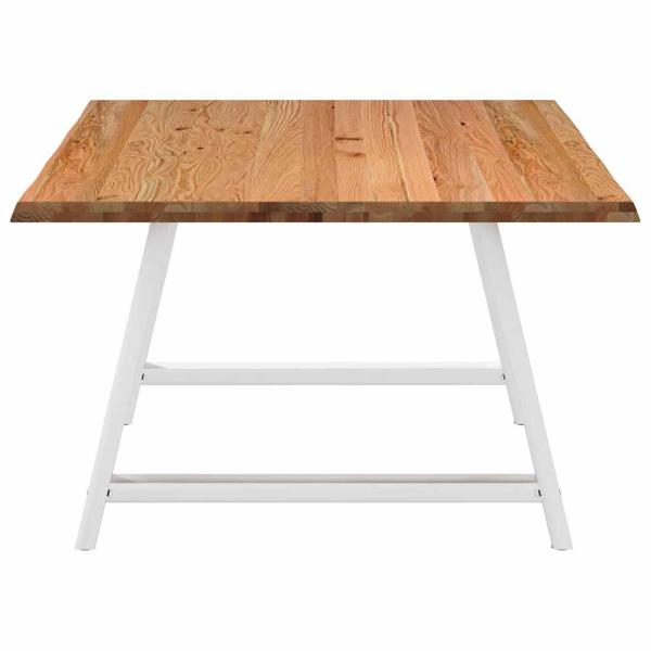 Esstisch mit Baumkanten 180x120x74 cm Massivholz Eiche