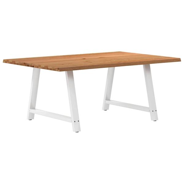 Esstisch mit Baumkanten 180x120x74 cm Massivholz Eiche
