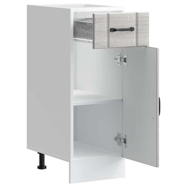 Küchen-Unterschrank Lucca Grau Sonoma Holzwerkstoff