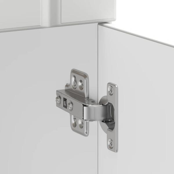 Küchen-Unterschrank Lucca Weiß Holzwerkstoff