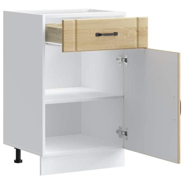 Küchen-Unterschrank Lucca Sonoma-Eiche Holzwerkstoff