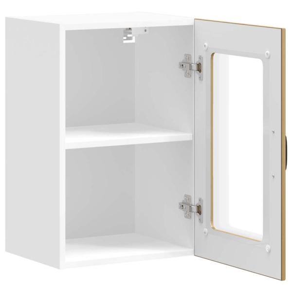 Küchen-Hängeschrank mit Glastür Lucca Artisan-Eiche