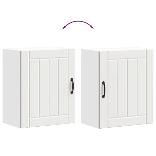 Küchen-Hängeschrank Lucca Weiß Holzwerkstoff