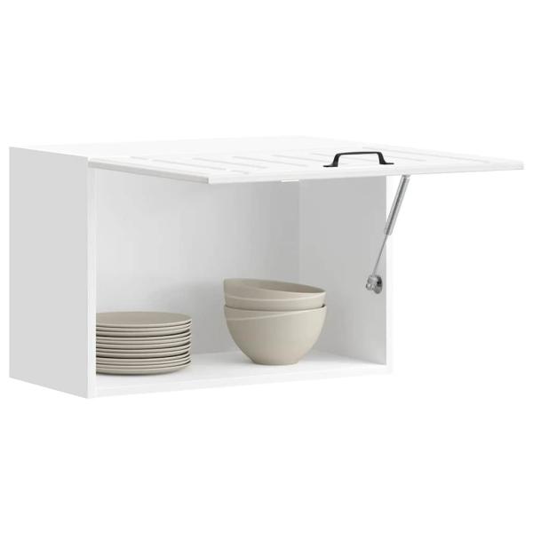 ARDEBO.de - Küchen-Hängeschrank Lucca Hochglanz-Weiß Holzwerkstoff