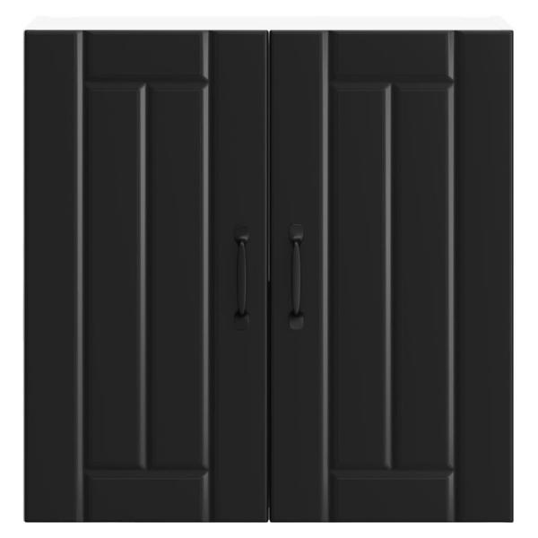 Küchen-Hängeschrank Lucca Schwarz Holzwerkstoff