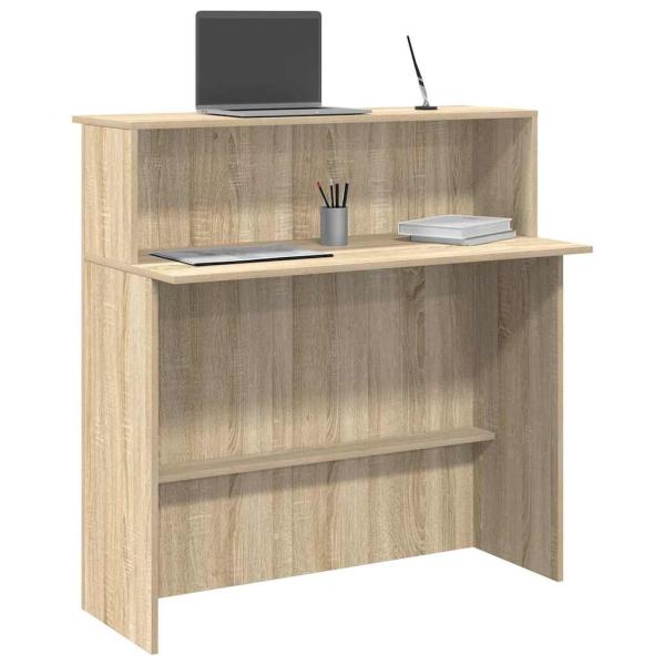 ARDEBO.de - Empfangstheke Sonoma-Eiche 100x50x103,5 cm Holzwerkstoff