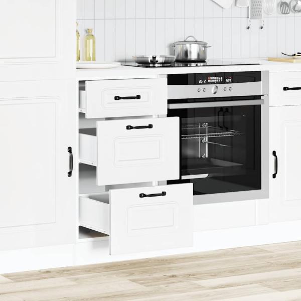 Küchenunterschrank Kalmar Weiß Holzwerkstoff