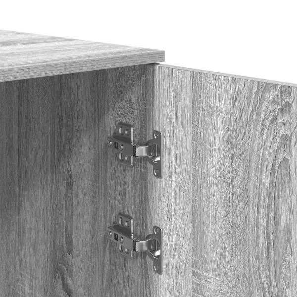 Lagerschrank Grau Sonoma 50x45x103,5 cm Holzwerkstoff