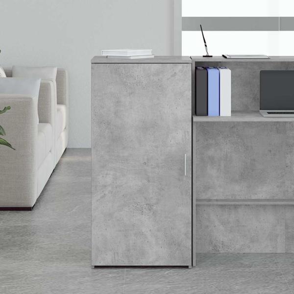 Lagerschrank Betongrau 50x45x103,5 cm Holzwerkstoff