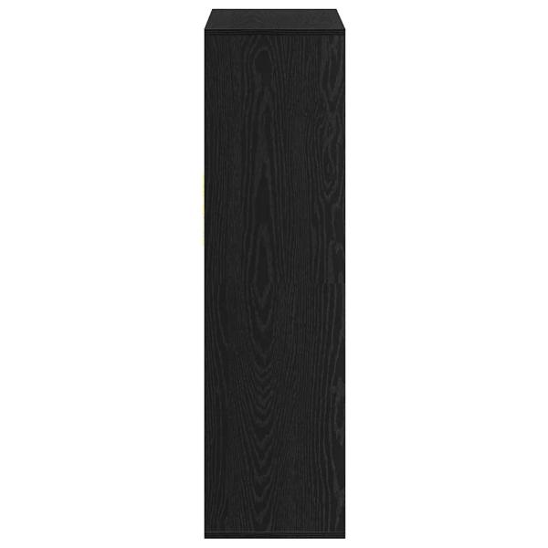 Bücherregal Schwarz 66x31x112 cm Holzwerkstoff