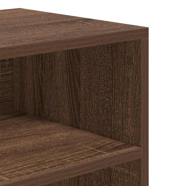 Bücherregal Braun Eichen-Optik 60x30x71,5 cm Holzwerkstoff