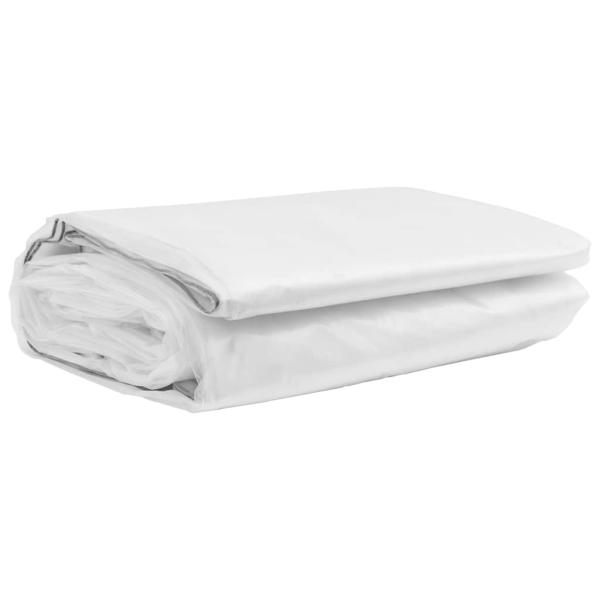 ARDEBO.de - Transparente Plane mit Ösen 5x12 m Polyethylen