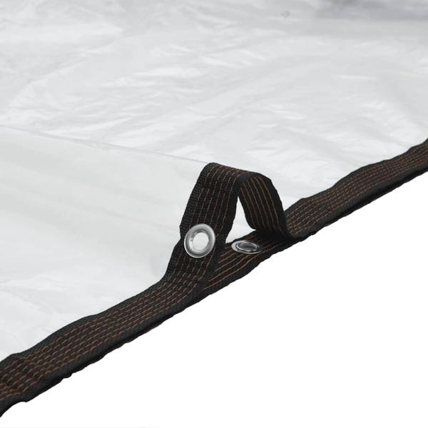 Transparente Plane mit Ösen 3x4 m Polyethylen