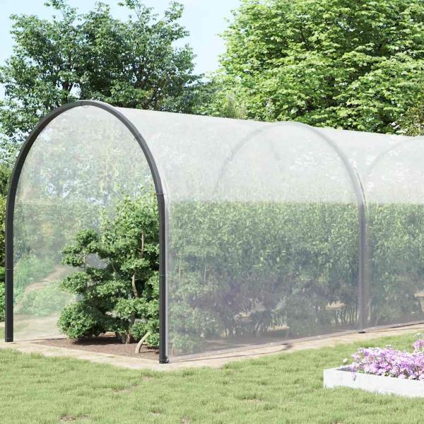 ARDEBO.de - Transparente Plane mit Ösen 8x12 m Polyethylen