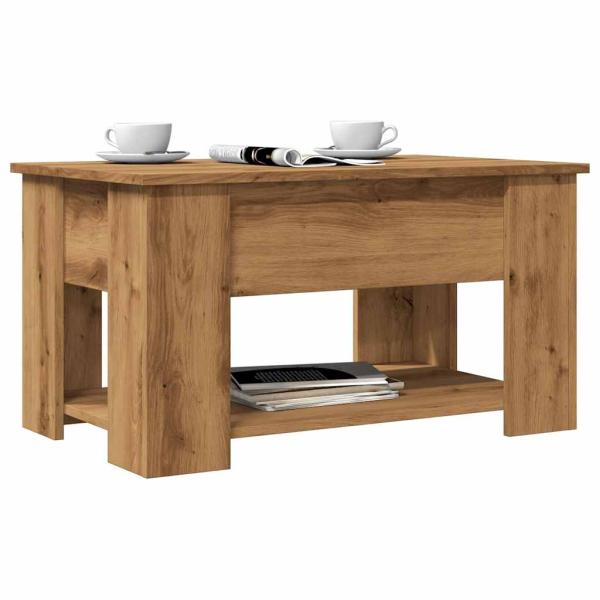 ARDEBO.de - Couchtisch Artisan-Eiche 79x49x41 cm Holzwerkstoff