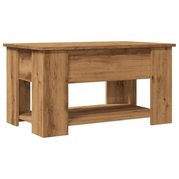 ARDEBO.de - Couchtisch Artisan-Eiche 79x49x41 cm Holzwerkstoff