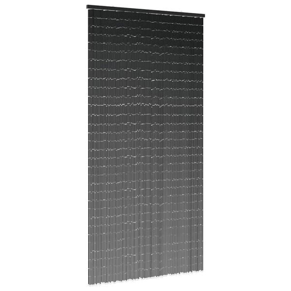 ARDEBO.de - Insekten-Türvorhang Dunkelgrau 100x220 cm Bambus