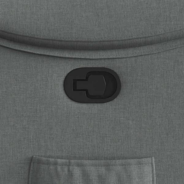 Relaxsessel Dunkelgrau Stoff