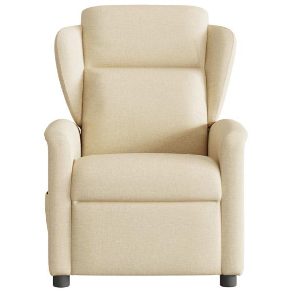 Massagesessel Elektrisch Creme Stoff