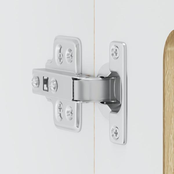 Küchen-Hängeschrank mit Glastür Sonoma-Eiche Holzwerkstoff