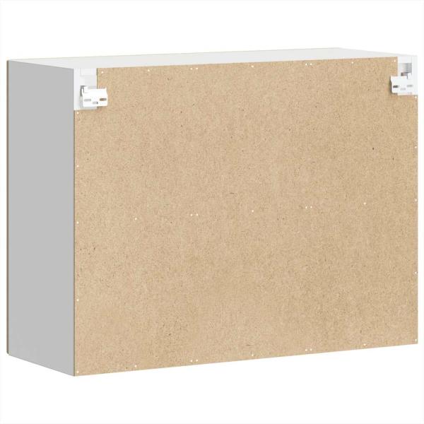 Küchen-Hängeschrank mit Glastür Porto Artisan-Eiche