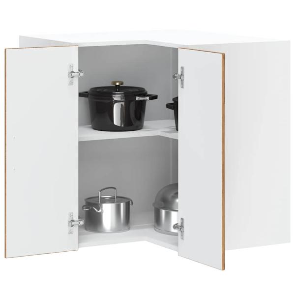 ARDEBO.de - Küchen-Eckhängeschrank Lucca Altholz-Optik Holzwerkstoff