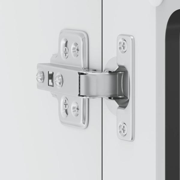 Küchen-Hängeschrank mit Glastür Lucca Schwarz Holzwerkstoff