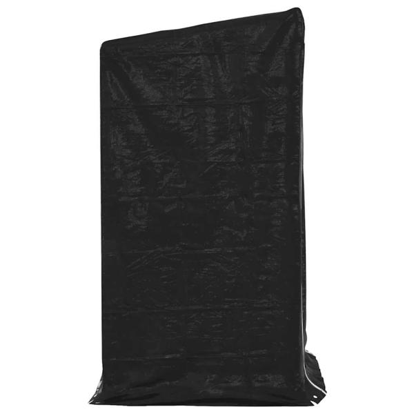 Brennholzregal mit Regenschutz 100x100x200 cm Verzinkter Stahl