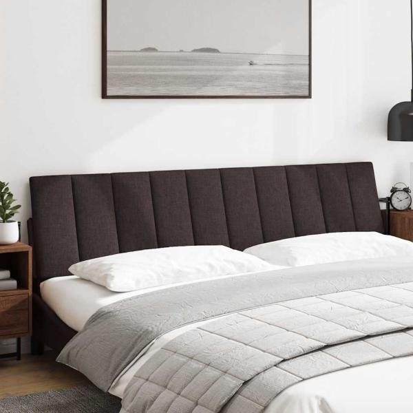 Kopfteil-Kissen Dunkelbraun 200 cm Stoff