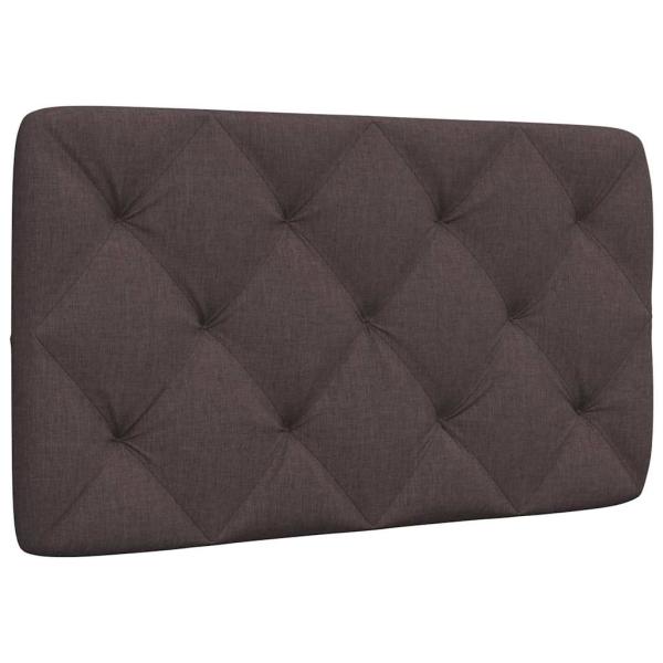 ARDEBO.de - Kopfteil-Kissen Dunkelbraun 90 cm Stoff