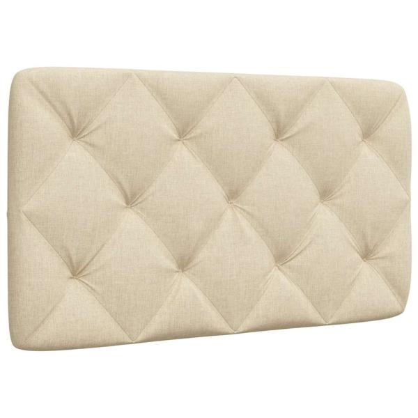 ARDEBO.de - Kopfteil-Kissen Creme 90 cm Stoff