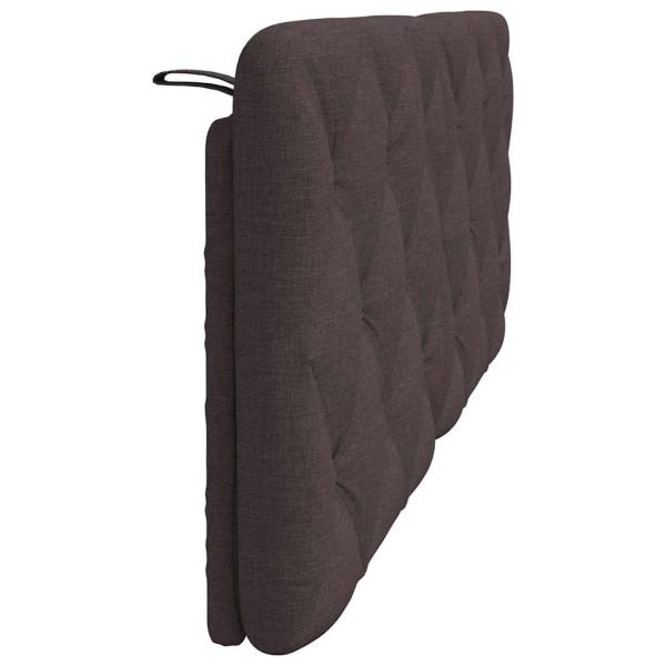 Kopfteil-Kissen Dunkelbraun 140 cm Stoff