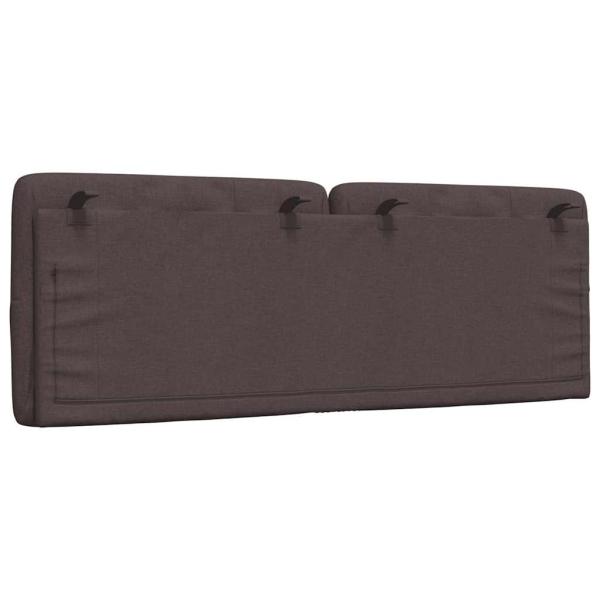Kopfteil-Kissen Dunkelbraun 140 cm Stoff