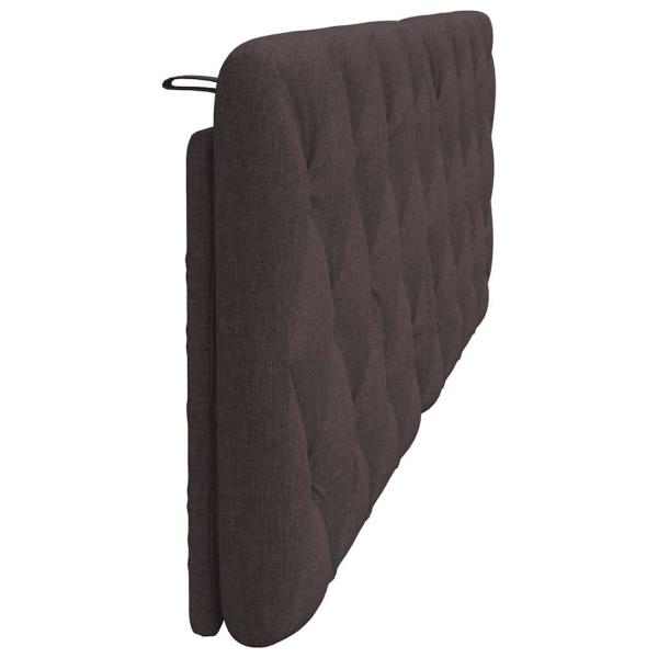 Kopfteil-Kissen Dunkelbraun 160 cm Stoff