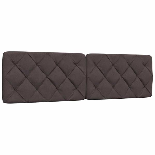 ARDEBO.de - Kopfteil-Kissen Dunkelbraun 180 cm Stoff