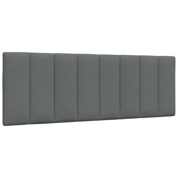 ARDEBO.de - Kopfteil-Kissen Dunkelgrau 140 cm Stoff