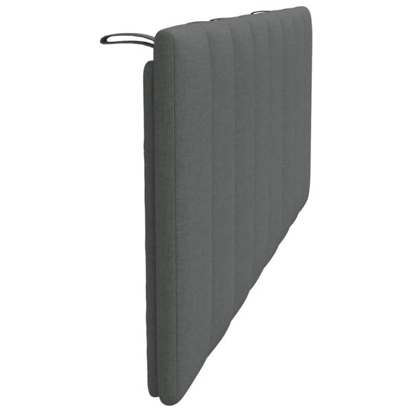 Kopfteil-Kissen Dunkelgrau 140 cm Stoff