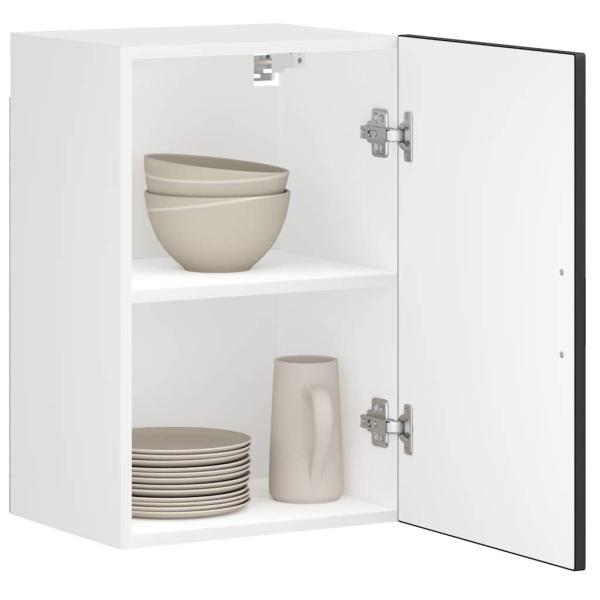 ARDEBO.de - Küchen-Hängeschrank Porto Schwarz Holzwerkstoff