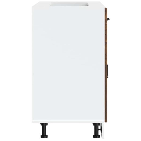 Küchen-Unterschrank Lucca Räuchereiche Holzwerkstoff