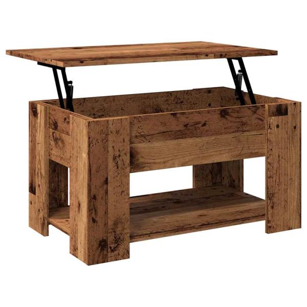 Couchtisch Altholz-Optik 79x49x41 cm Holzwerkstoff