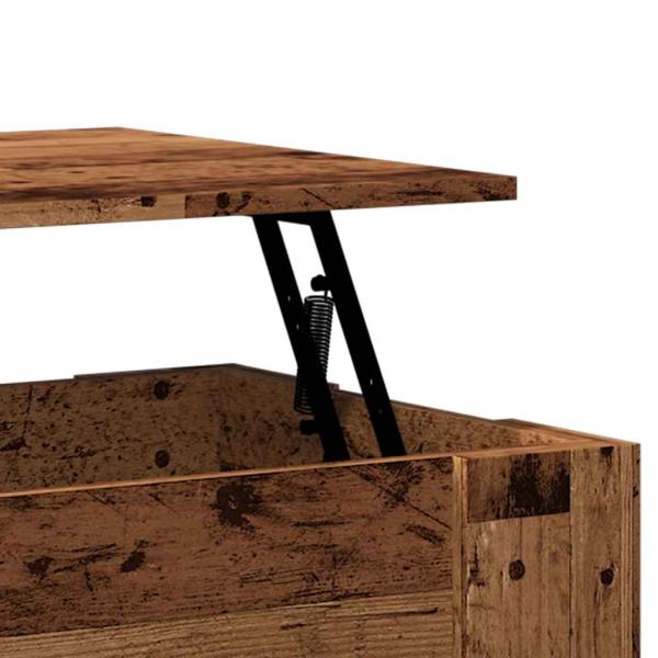 Couchtisch Altholz-Optik 79x49x41 cm Holzwerkstoff