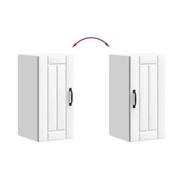 Küchen-Hängeschrank Lucca Weiß Holzwerkstoff