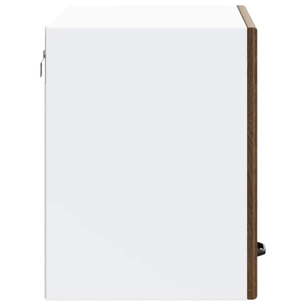 Küchen-Hängeschrank Lucca Braun Eichen-Optik Holzwerkstoff