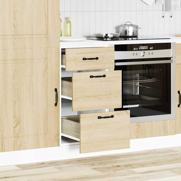 Küchenunterschrank Kalmar Sonoma-Eiche Holzwerkstoff