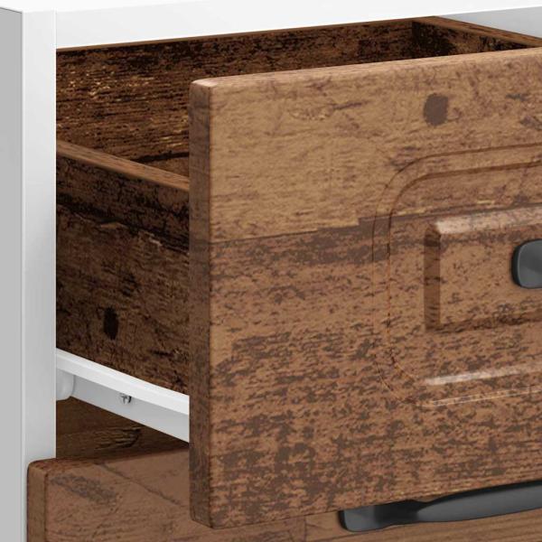 Küchenunterschrank Kalmar Altholz-Optik Holzwerkstoff