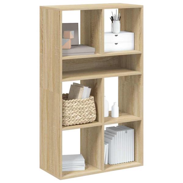 ARDEBO.de - Bücherregal Sonoma-Eiche 66x31x112 cm Holzwerkstoff