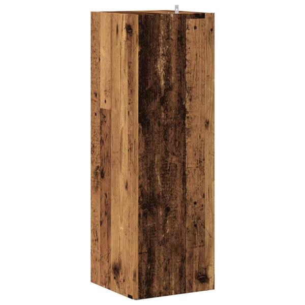 Eckregal Altholz-Optik 33x33x100 cm Holzwerkstoff