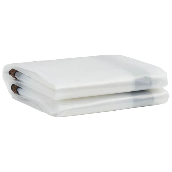 Transparente Plane mit Ösen 3x5 m Polyethylen